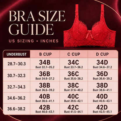 💖 Fall in Love with Your Silhouette: Ultra-Lifting Lace Bra