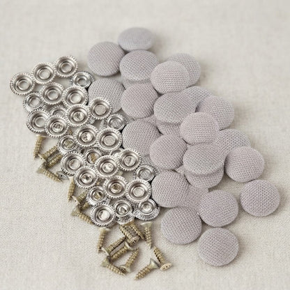 🚗🛡️50 Pack Car Roof Headliner Repair Buttons- Fabric Covered Retainer Screws