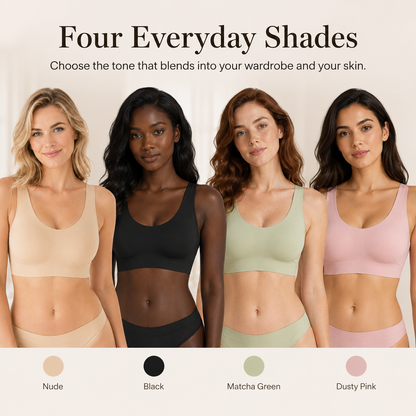 ✨ Invisible Second-Skin Bralette | Seamless, Wireless & Breathable