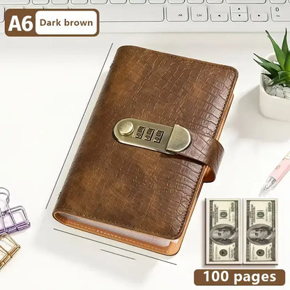 💵100 Sheets Transparent Pocket Wallet - With Combination Lock