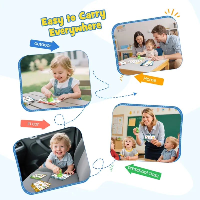 Dinosaur Talking Flash Cards for Kids – Turn Playtime Into Fun Learning Moments