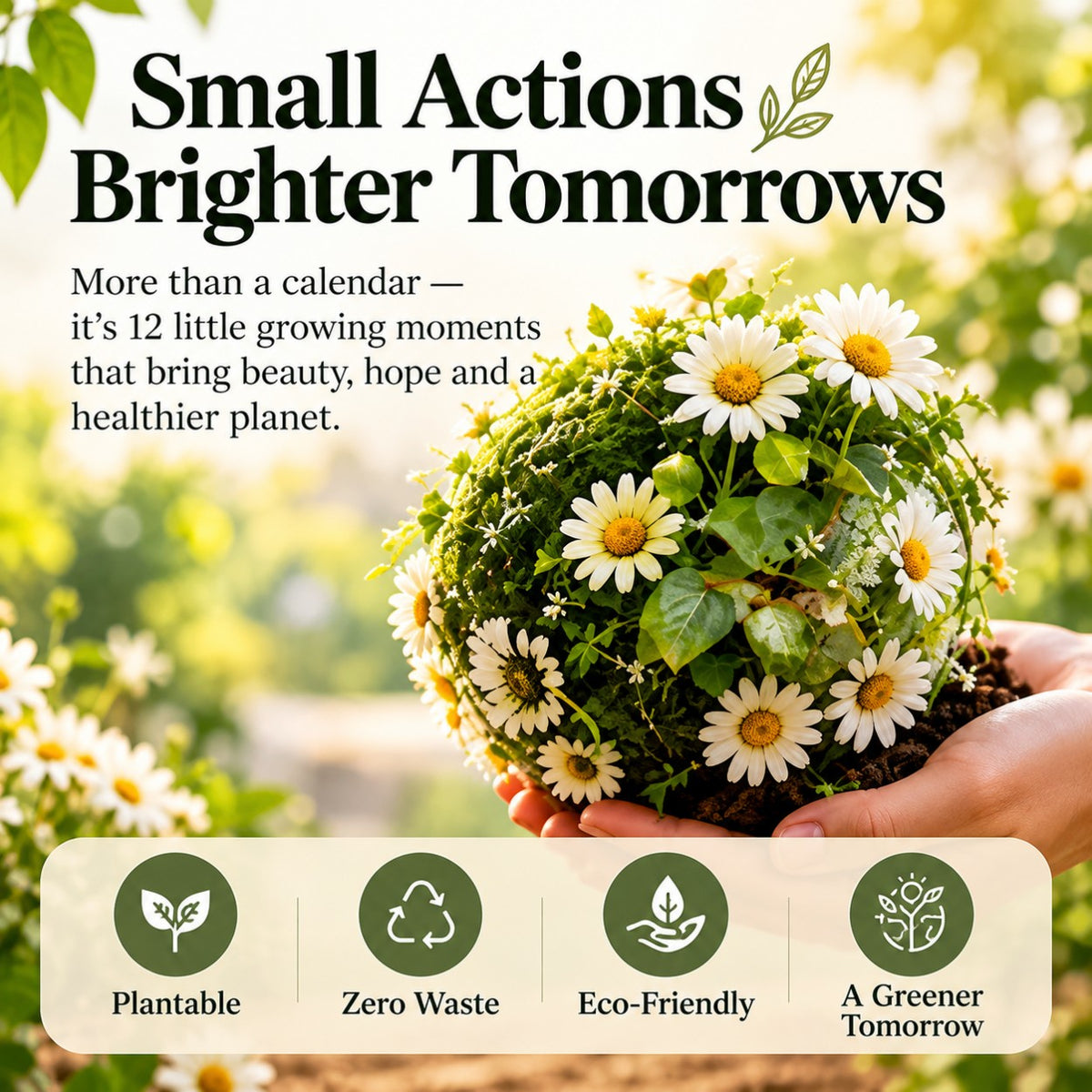 2027 Plantable Seed Calendar – A Calendar That Blooms After You Use It 🌱