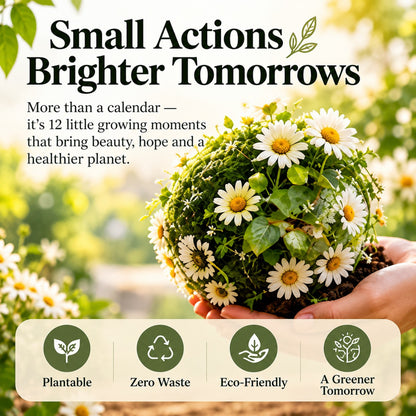 2027 Plantable Seed Calendar – A Calendar That Blooms After You Use It 🌱