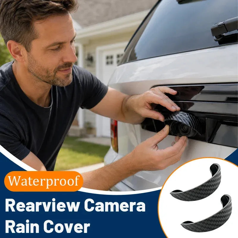 🌧️ Universal Car Camera Rain Shield – Clearer Rear View in Rain & Splash 🚗