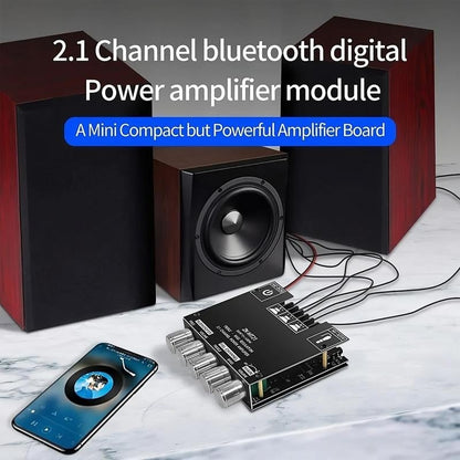 🔥 2.1 Channel Bluetooth Audio Receiver Power Amplifier Module🔊