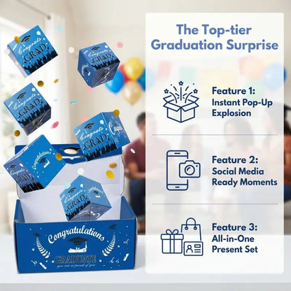🎓✨ 2026 Graduation Pop-Up Surprise Gift Box – Wow Effect!