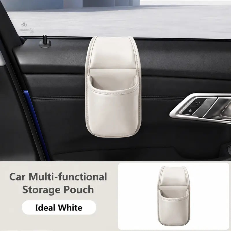 🚘Premium Leather Car Door Storage Pocket