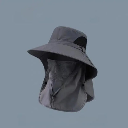 🌞 Spring/Summer Fisherman Hat 🏕️ Detachable Sun Protection
