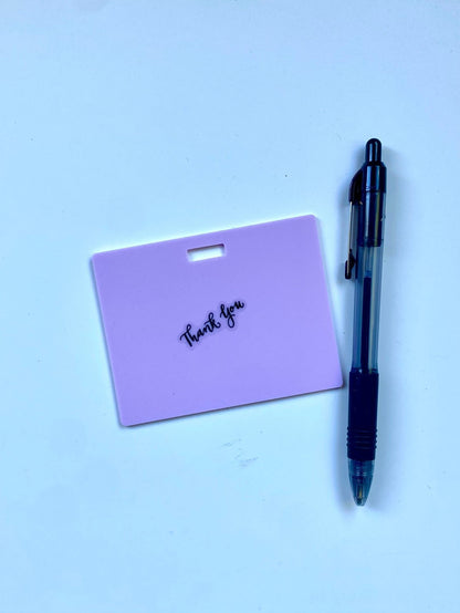 🩺Erasable Badge Note(🖊️Write. Wipe. Repeat.)