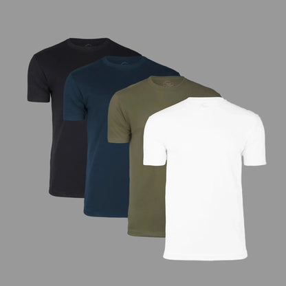 🧵 True Classic Men’s 4-Pack Short Sleeve Crew Neck T-Shirts
