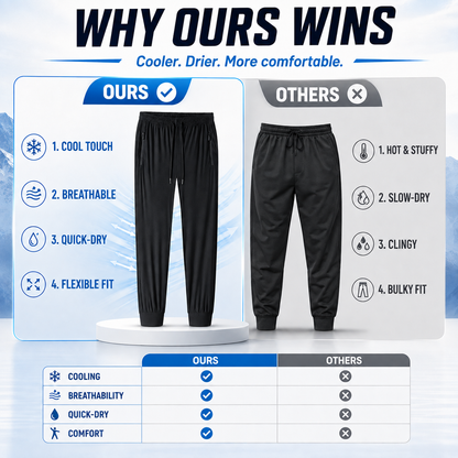 ❄️ Ice Silk Ultra-Cool Athletic Joggers