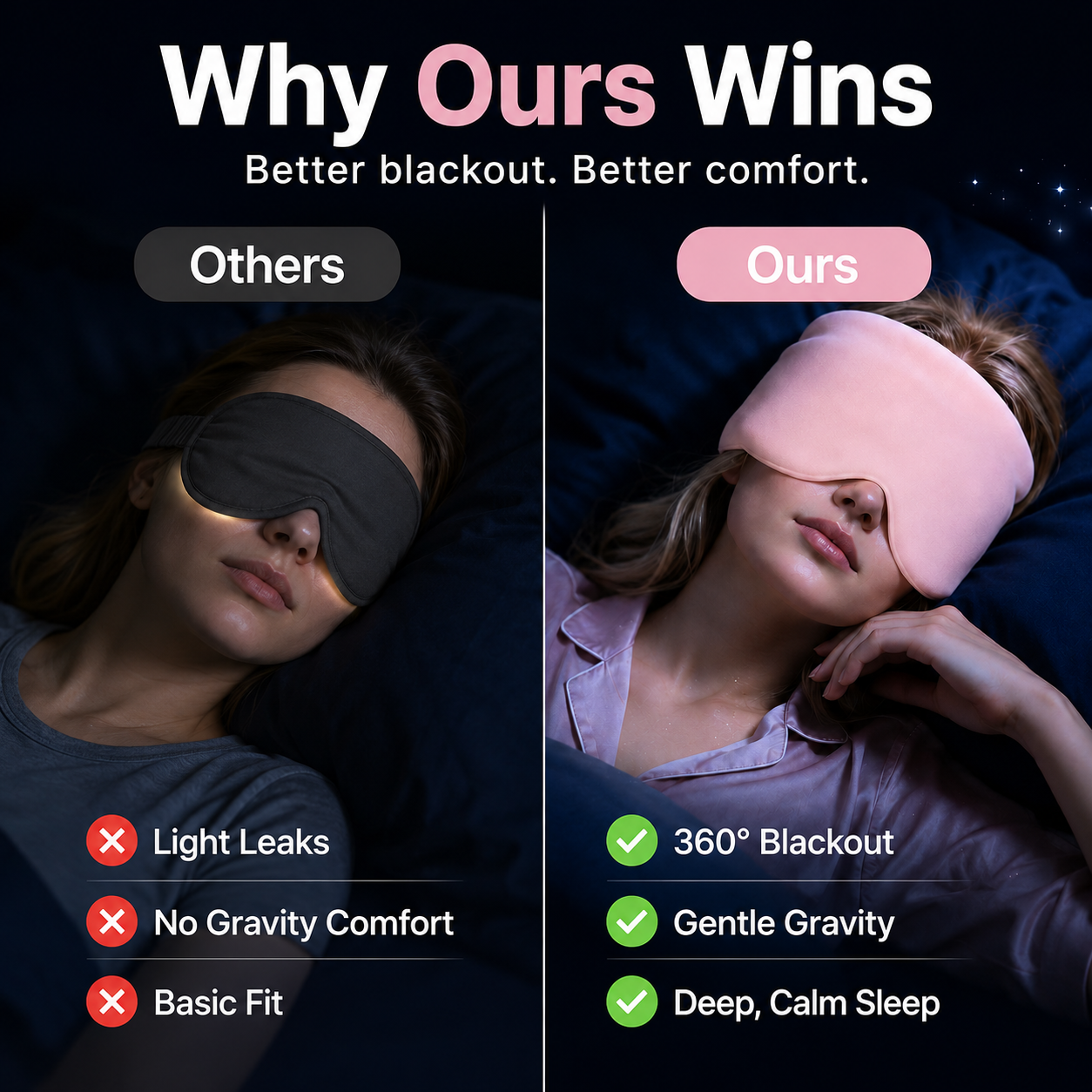 CloudRest Silk Touch Sleep Mask🌙