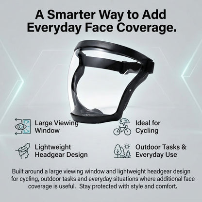Unisex Full Face Safety Headgear For Cycling & Work