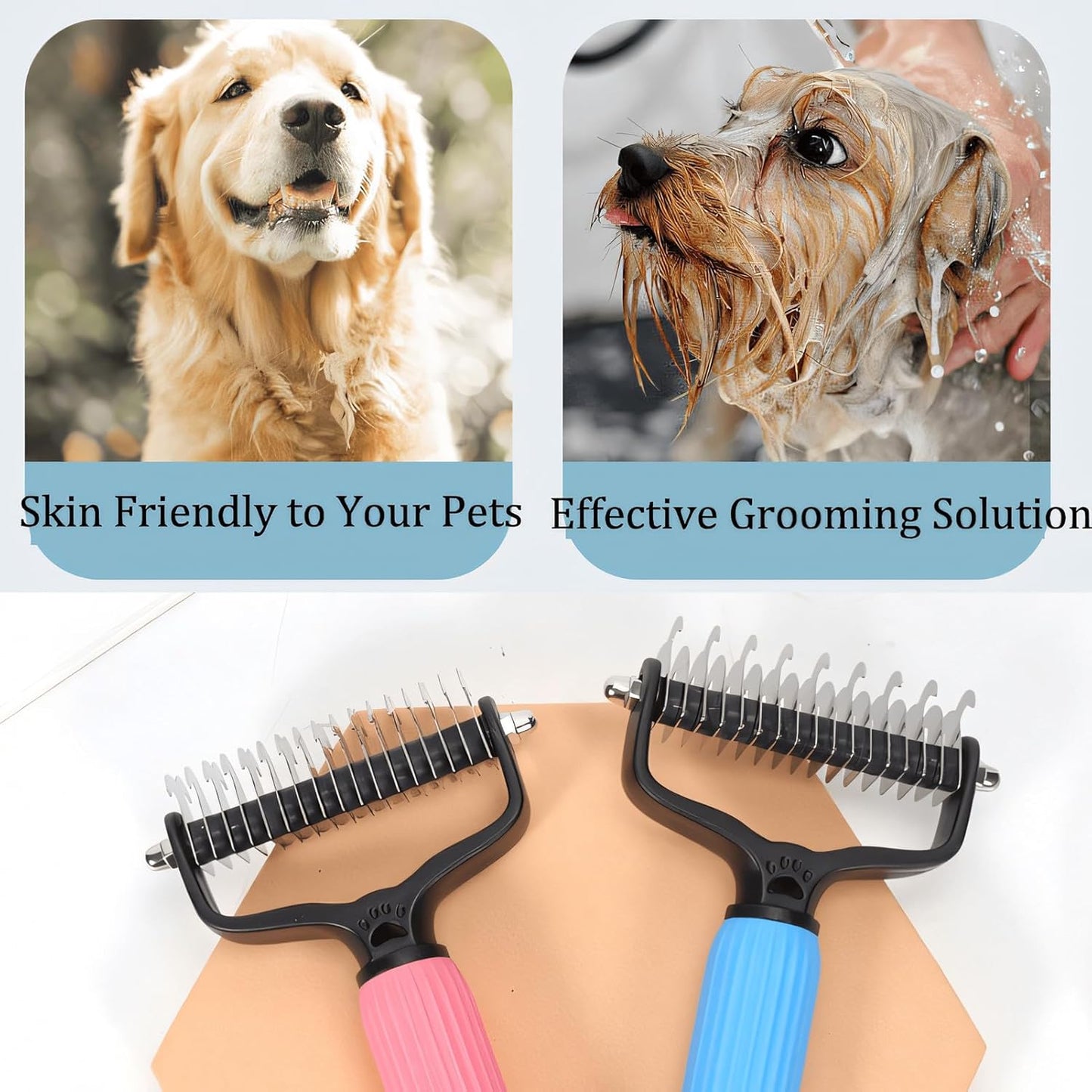 Pet Dog Grooming Comb, Universal Detangler