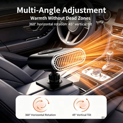 12V Portable Car Heater - Adjustable Defogging Windshield Demister 🚗