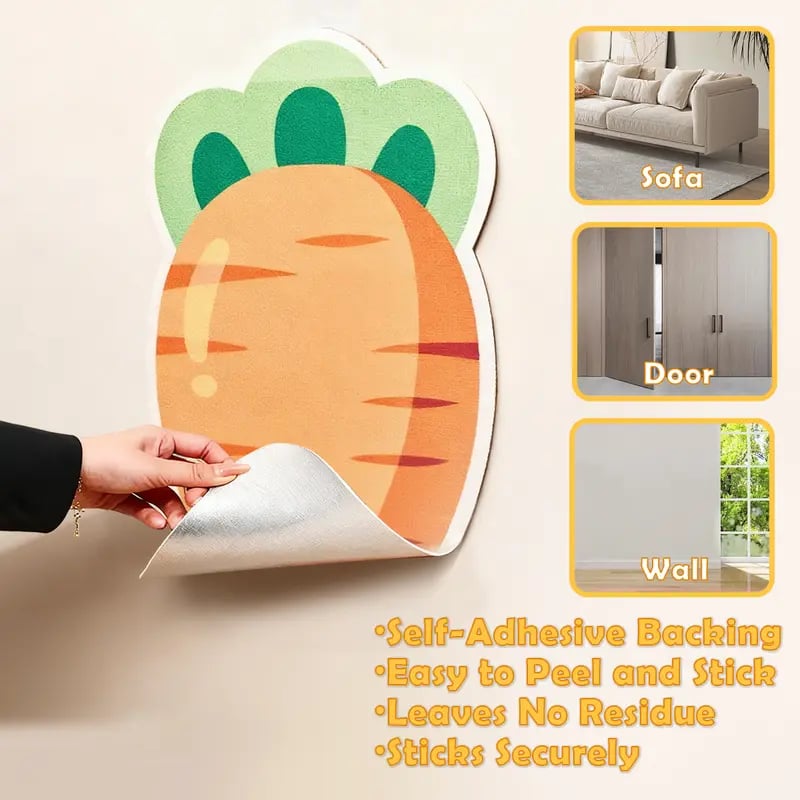 SmartWell Cat Scratcher Mat – Self-Adhesive Wall & Furniture Protector 🐱✨