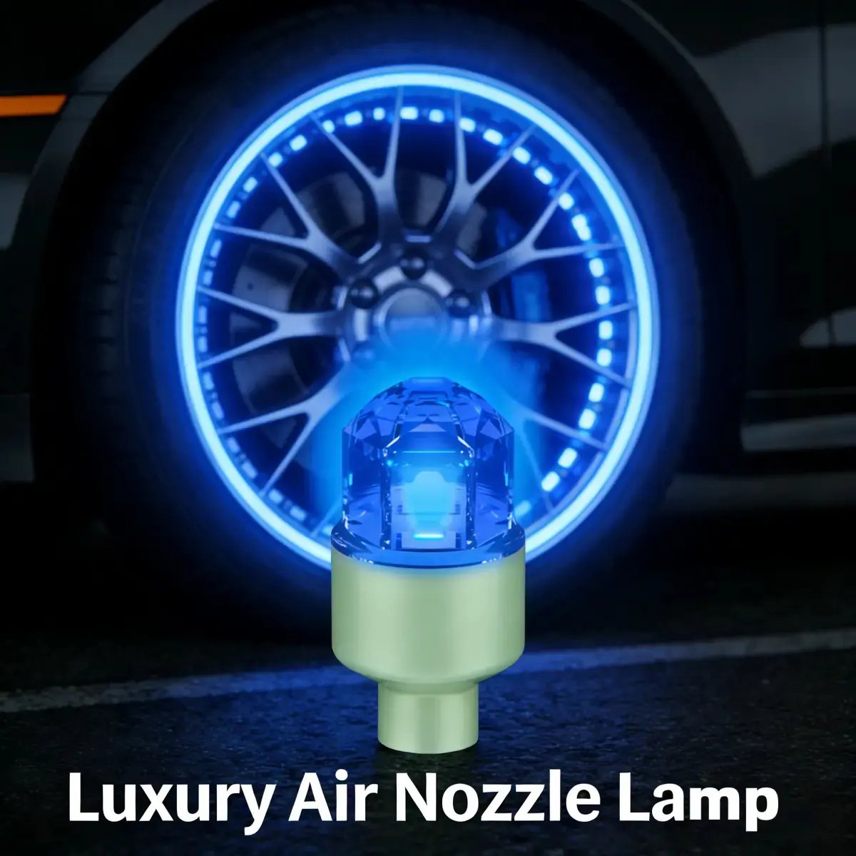 🏎️ Vibration-Sensitive LED Tire Valve Caps