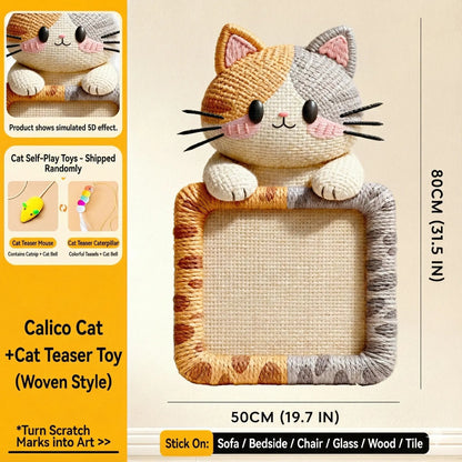 SmartWell Cat Scratcher Mat – Self-Adhesive Wall & Furniture Protector 🐱✨