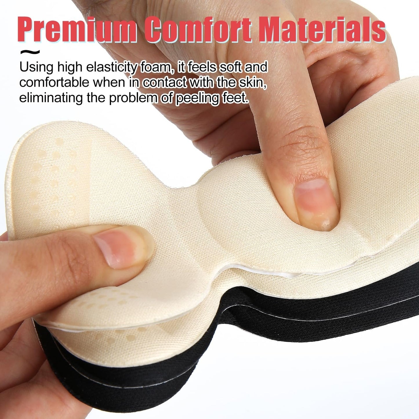 🌟 Soft Heel Cushion Pads 👣 Anti-Slip Comfort Protection