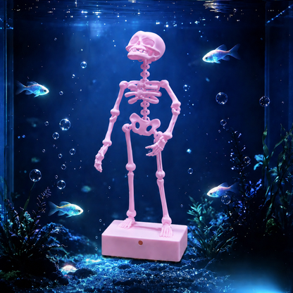 🌊 Fish-Safe Poseable Skeleton Decor 💀