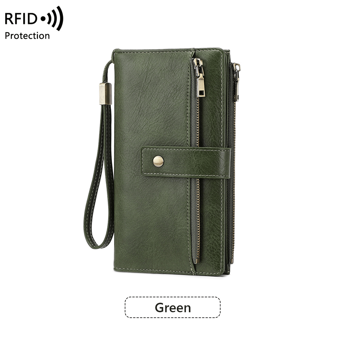 women-s-long-wallet-stylish-clutch-elegant-solid-color-rfid-blocking-leather-wallet-3588