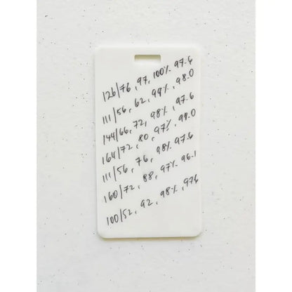 🩺Erasable Badge Note(🖊️Write. Wipe. Repeat.)
