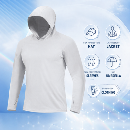 Unisex Summer Ice-Silk Sun Protection Hoodie☀️