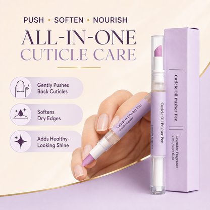 🔥Limited Time 50% OFF | Cuticle Remover Pen Set with Cuticle Oil, Portable Cuticle Softener for Home DIY & Professional Nail Salon Manicure