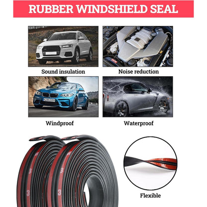 🛠️Universal T-Shape EPDM Car Weatherstrip Seal | Soundproof & Waterproof Gap Filler