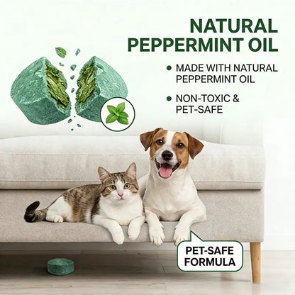 🌿 12-Pack Natural Rodent Repellent Balls – Peppermint & Lemon Oil
