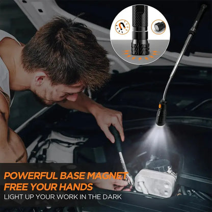 🧲Retractable Magnetic Pickup Tool - Retractable Magnet with LED Flashlight