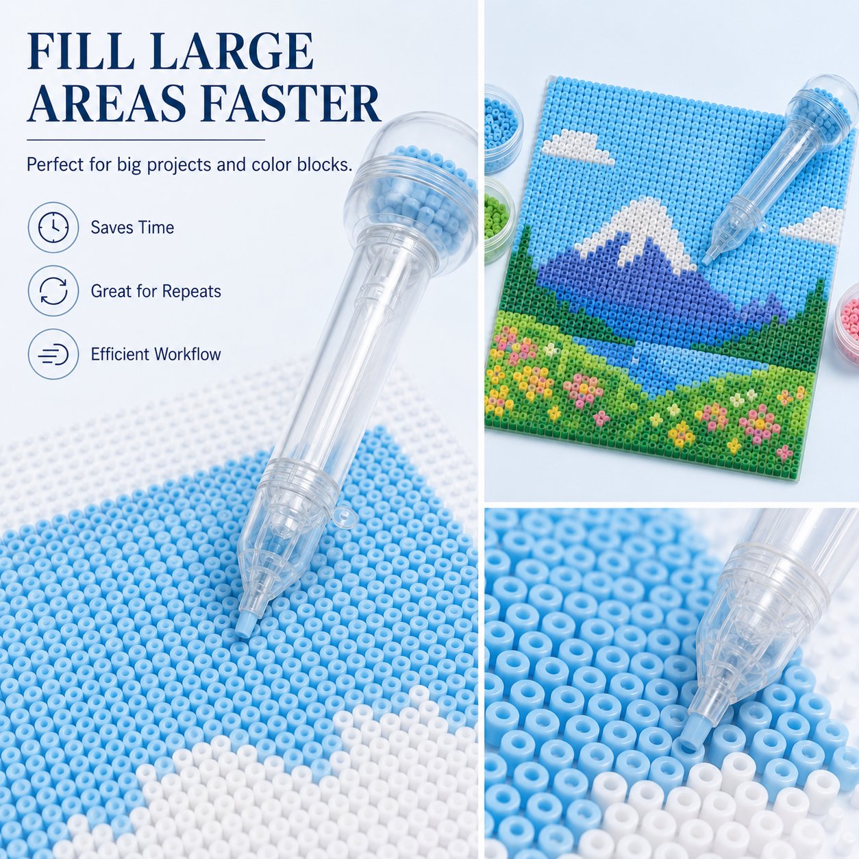 ✨ Push Bead Dispenser Pen 🎨