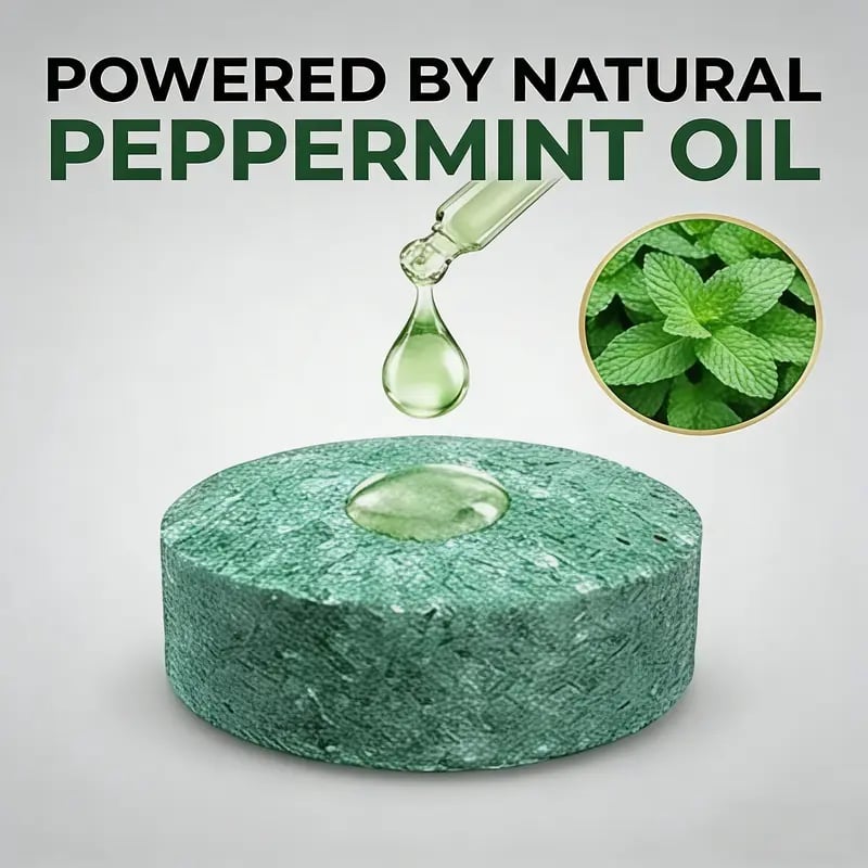 🌿 12-Pack Natural Rodent Repellent Balls – Peppermint & Lemon Oil