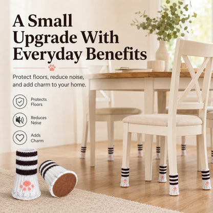 🐾 Adorable Cat Paw Chair Socks – Cute & Protective Furniture Leg Covers
