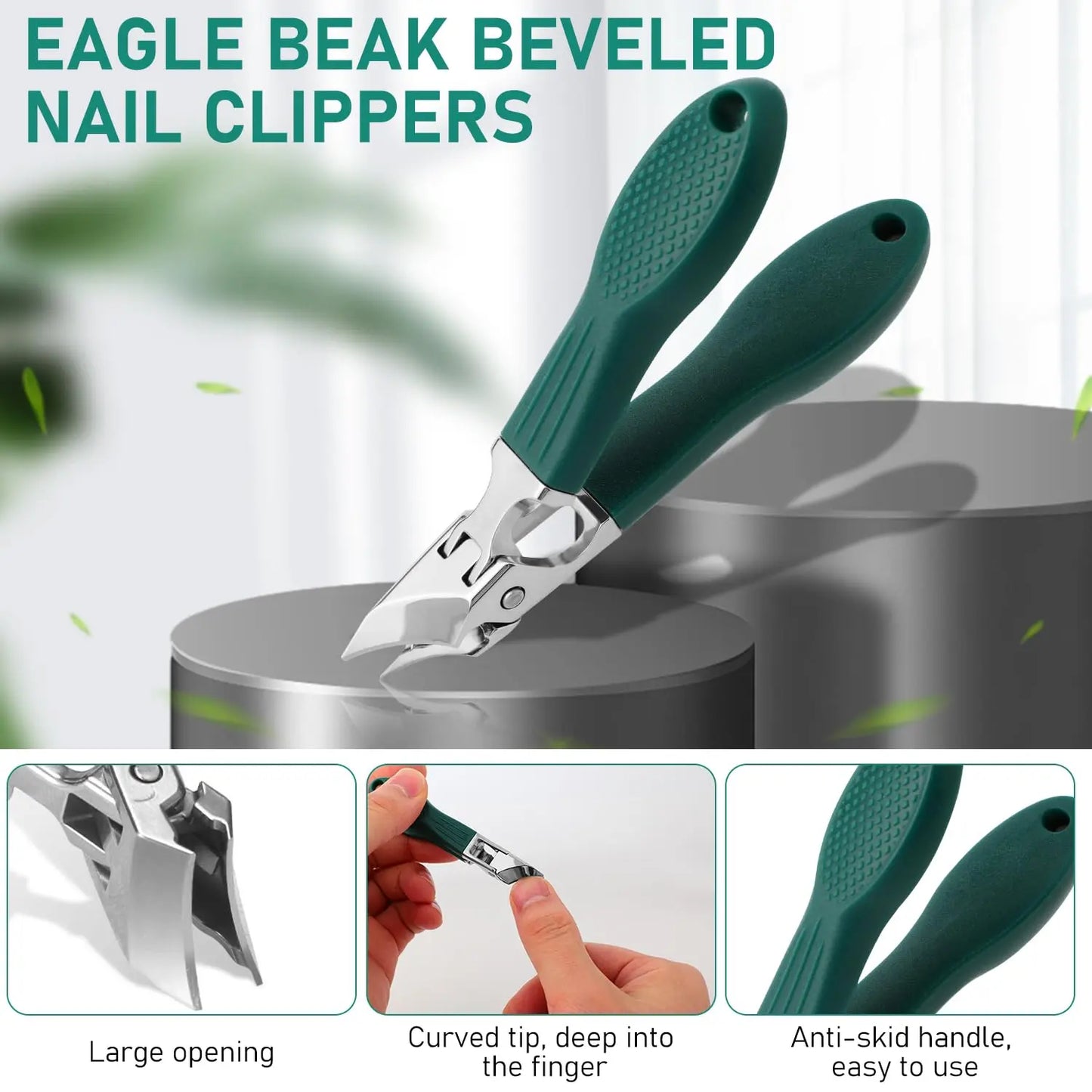 🔥HOT SALE 55% OFF – 3PCS Slanted Nail Clipper Set