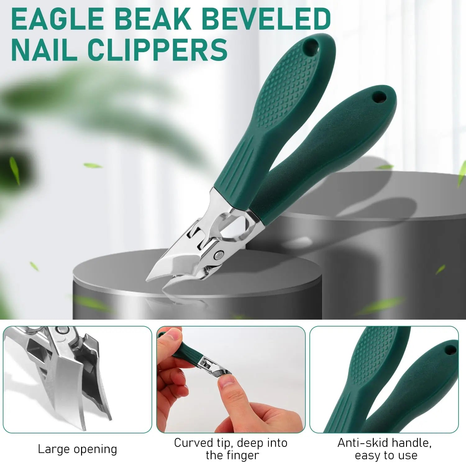 🔥HOT SALE 55% OFF – 3PCS Slanted Nail Clipper Set