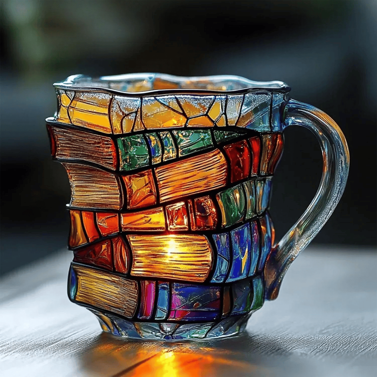 🌟Novelty 3D Painted Book Mug— Where Literature Meets Art in Your Morning Routine 📚☕
