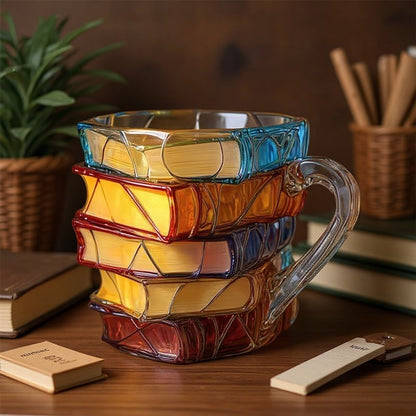 🌟Novelty 3D Painted Book Mug— Where Literature Meets Art in Your Morning Routine 📚☕