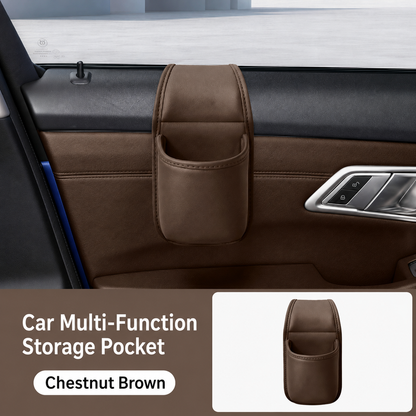 🚘Premium Leather Car Door Storage Pocket