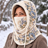 White · Blue Florals