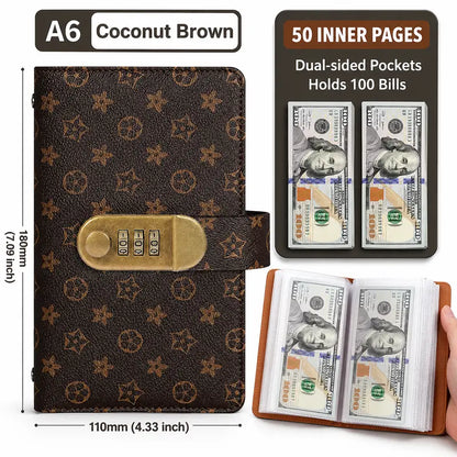 Combination Lock Cash Binder – A6 Budget Organizer
