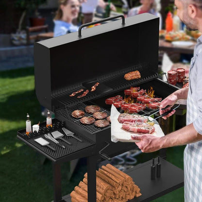 🍖 Silicone BBQ Side Shelf Mat – Clean Grill, Easy Cook 🔥