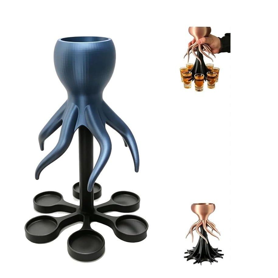 🐙 3D Printed Kraken Drink Dispenser – Pour with a Twist! 🍹