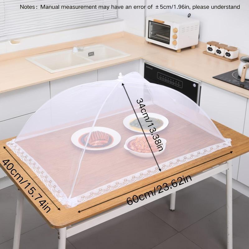 🧺  Foldable Mesh Food Cover — Keep Bugs Out & Freshness In 🌿✨