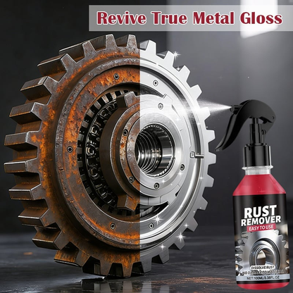 NANO METAL RUST REMOVER POLISHING SPRAY FOR TOOLS, CARS, BIKES, GRILLS, BOLTS, FIREARMS & MORE