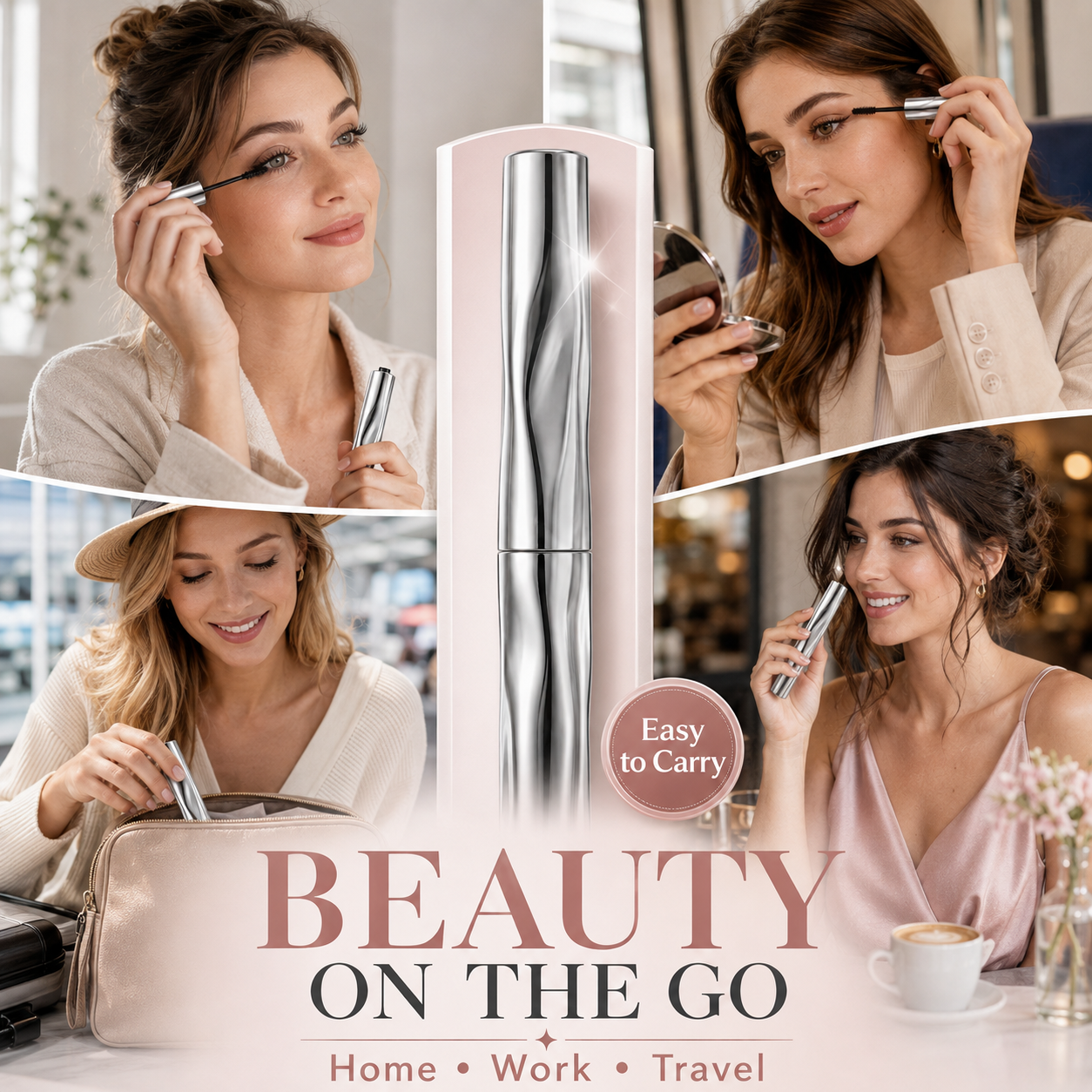 Waterproof Lengthening & Curling Black Mascara