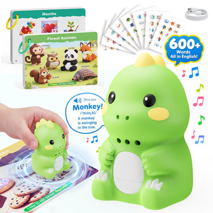 Dinosaur Talking Flash Cards for Kids – Turn Playtime Into Fun Learning Moments