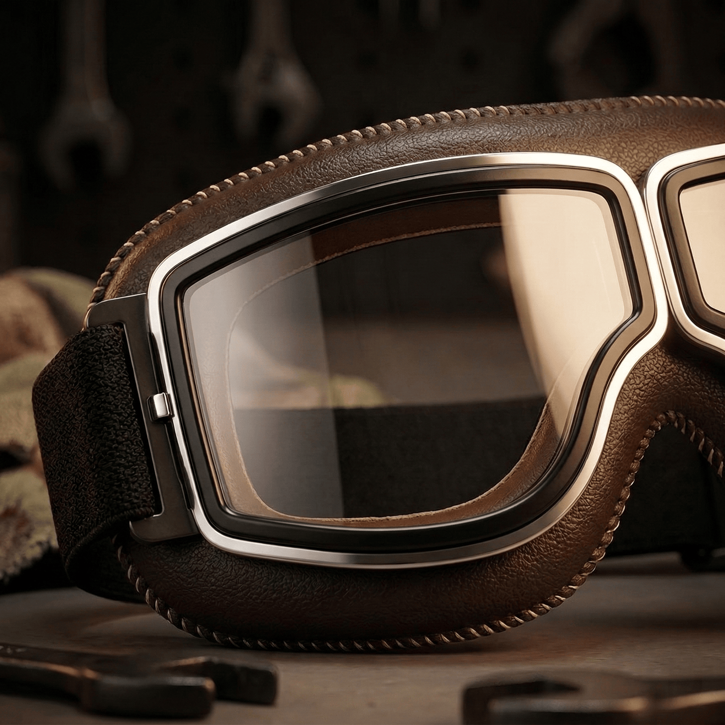 🔥Hot Sale - 49% OFF 🕶️ OTG Vintage Motorcycle Goggles (Fits Over Glasses)