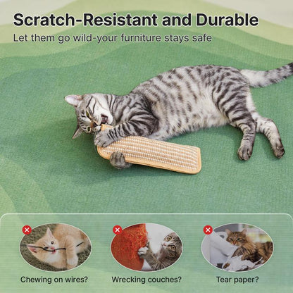 Natural Sisal Catnip Kicker Toy & Dental Pillow