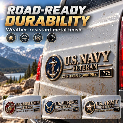 ✨3D Metal Veteran Honor Auto Badge | For daily driving & veteran gatherings